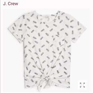 J. Crew pineapple t shirt